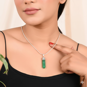 Green Aventurine Pencil Pendant