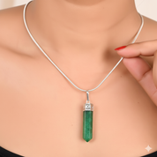 Green Aventurine Pencil Pendant