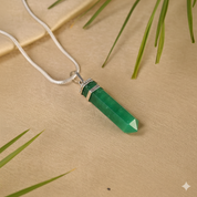 Green Aventurine Pencil Pendant