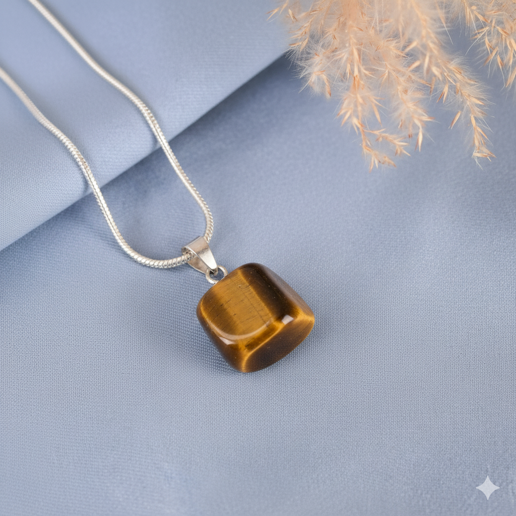 Tiger Eye Tumble Pendant