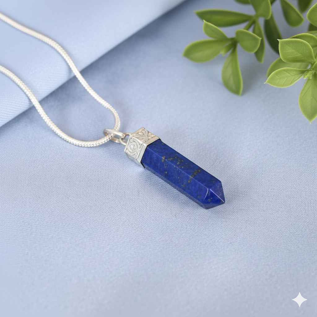 Lapis Lazuli Pencil Pendant