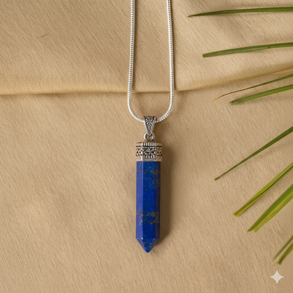 Lapis Lazuli Pencil Pendant