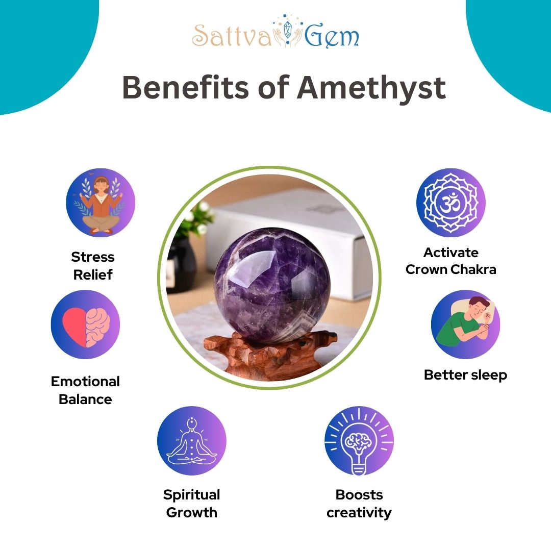Amethyst Sphere | Ball - sattvagem