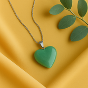 Green Aventurine Heart Pendant