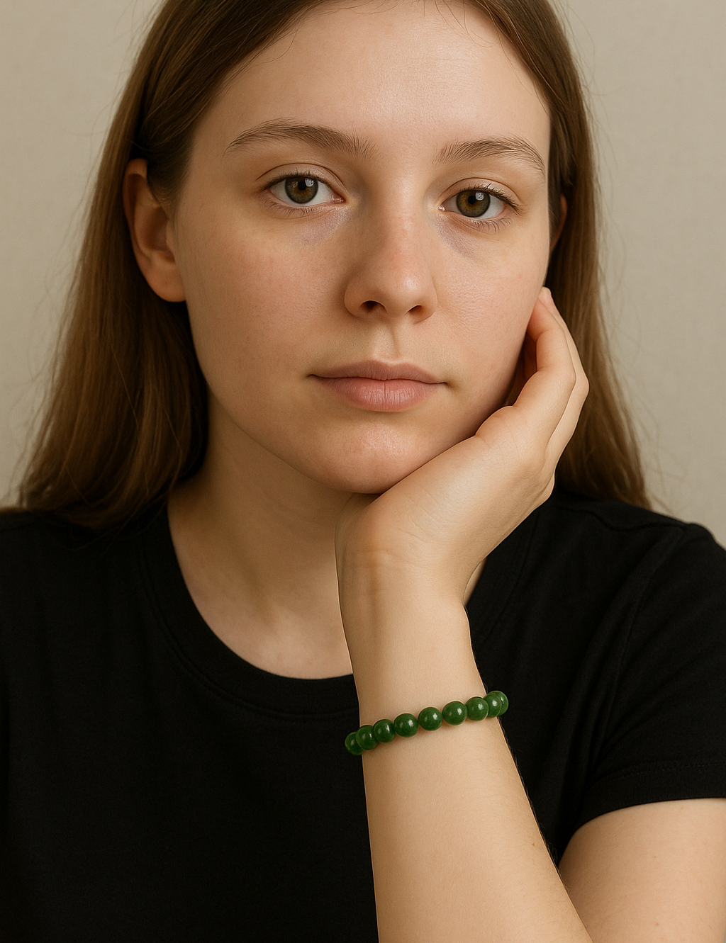 Green Jade Bracelet - Sattvagem