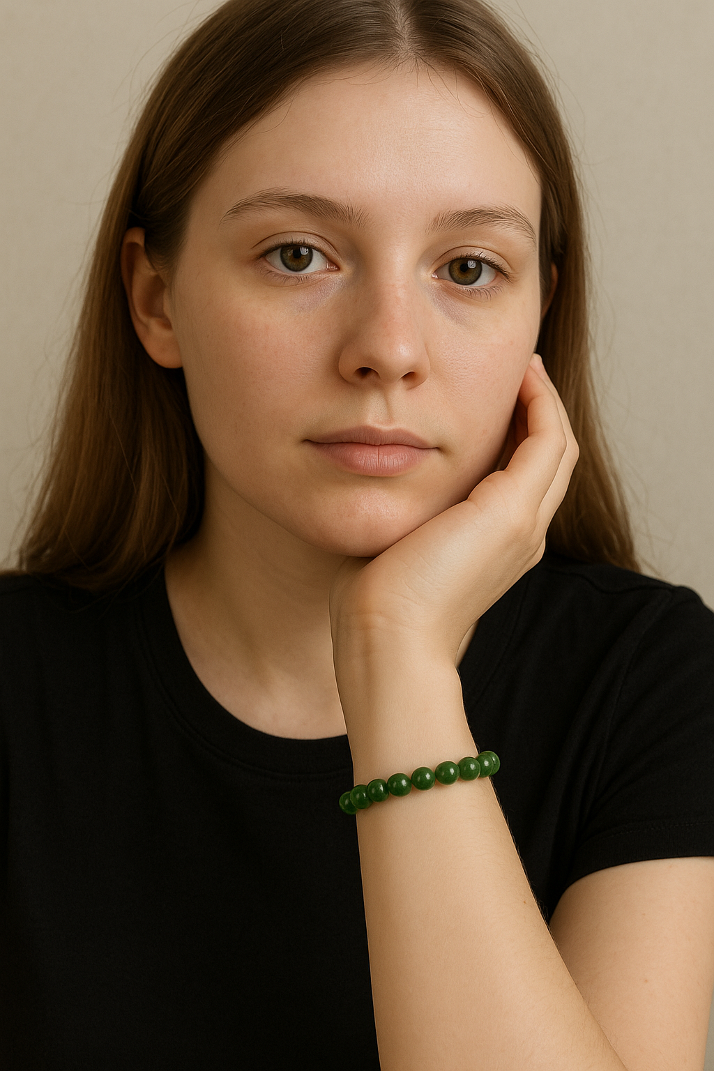 Green Jade Bracelet - Sattvagem