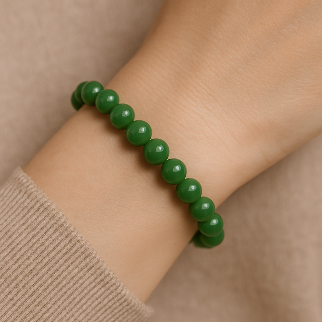Green Jade Bracelet - Sattvagem