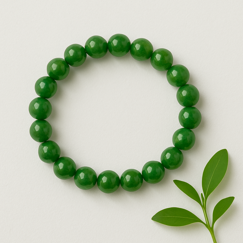 Green Jade Bracelet - Sattvagem