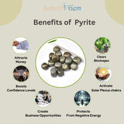 Pyrite Tumble : Stone of Wealth Abundance