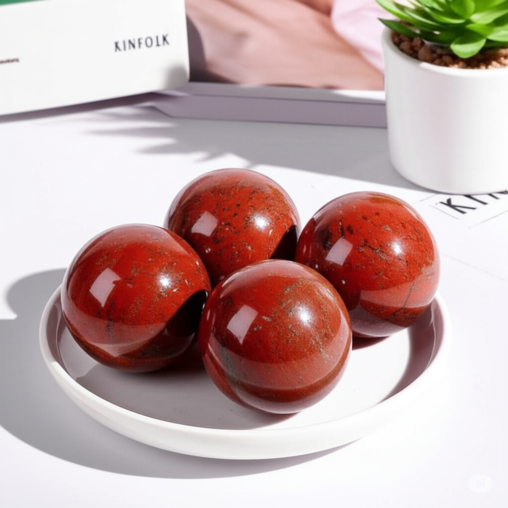 Red Jasper Sphere - sattvagem
