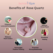 Rose Quartz Heart Pendant