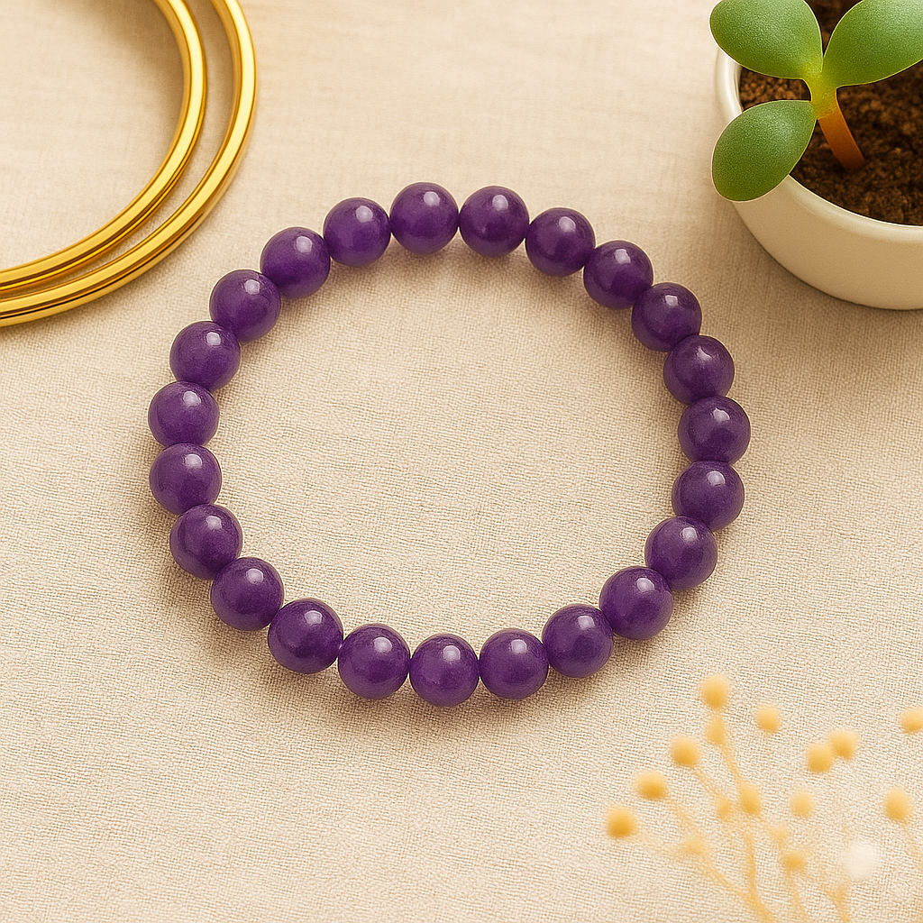 Amethyst Bracelet for Calm and Balance - sattva gem