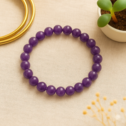 Amethyst Bracelet for Calm and Balance - sattva gem