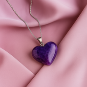 Amethyst Heart Pendant