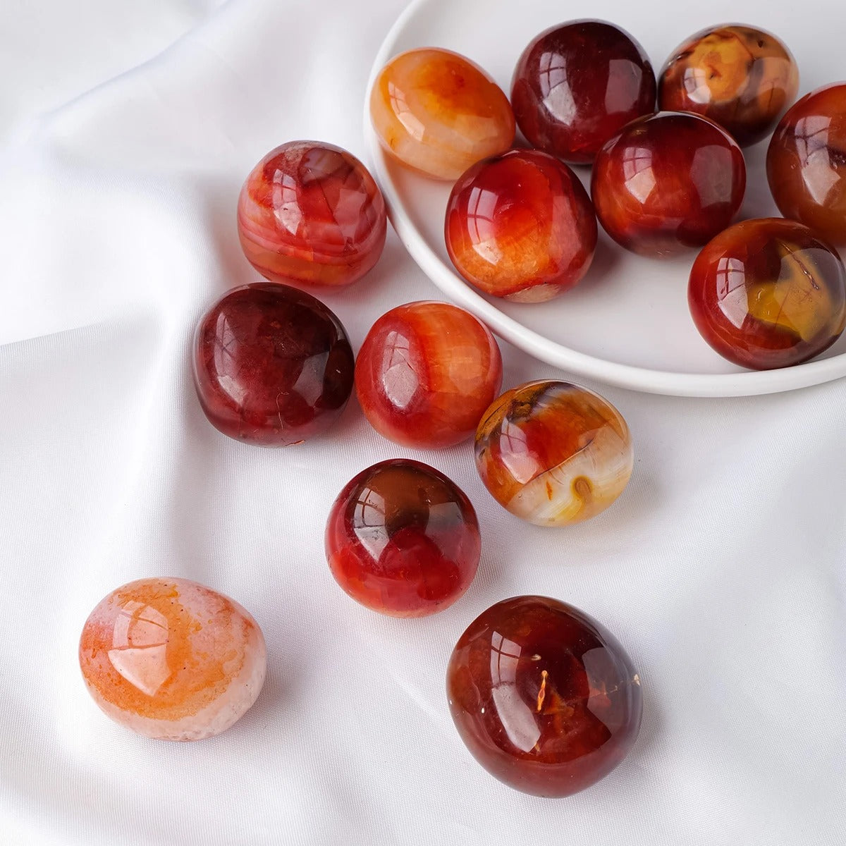 Carnelian Tumble - Sattva gem