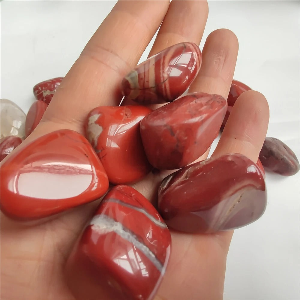 Red Jasper Tumble - sattva gem