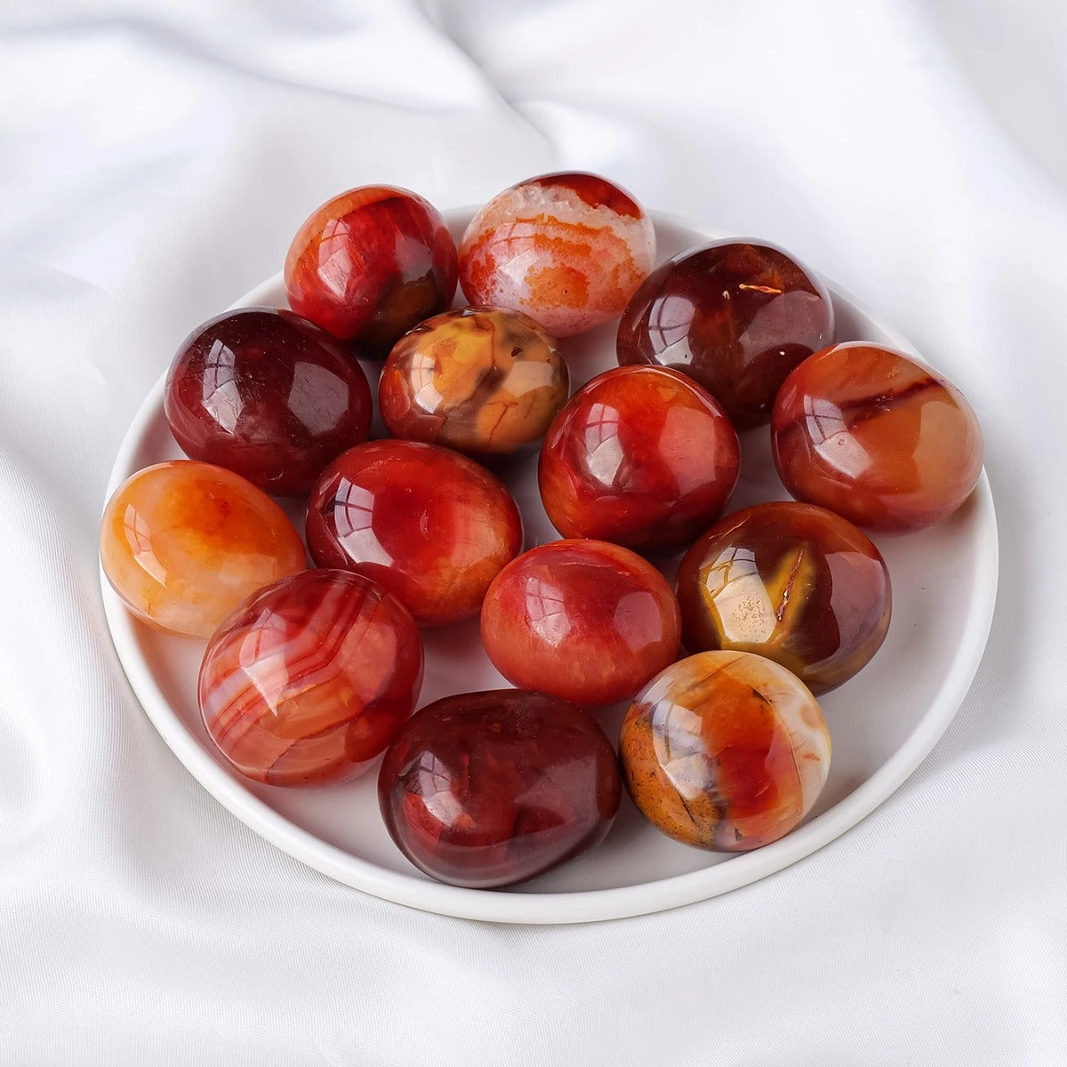 Carnelian Tumble - Sattva gem